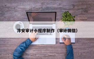 甘南淳安审计小程序制作（审计微信）